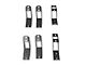 Raptor Series 5-Inch Tread Step Slide Track Running Boards; Black Textured (05-23 Tacoma Double Cab)