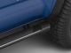 Raptor Series 5-Inch Tread Step Slide Track Running Boards; Black Textured (05-23 Tacoma Double Cab)