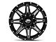 XF Offroad XF-220 Gloss Black Milled 6-Lug Wheel; 17x9; 12mm Offset (2024 Tacoma)
