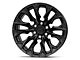 Fuel Wheels Flame Blackout 6-Lug Wheel; 22x10; -18mm Offset (2024 Tacoma)