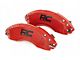 Rough Country Brake Caliper Covers; Red; Front Only (05-23 Tacoma)