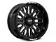 Moto Metal MO802 Gloss Black Milled 6-Lug Wheel; 22x10; -18mm Offset (05-15 Tacoma)