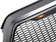 RedRock Baja Upper Replacement Grille with LED Lighting; Charcoal (16-23 Tacoma)