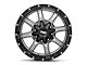 Moto Metal MO970 Gloss Gray with Gloss Black Lip 6-Lug Wheel; 18x10; -24mm Offset (2024 Tacoma)