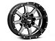 Moto Metal MO970 Gloss Gray with Gloss Black Lip 6-Lug Wheel; 18x10; -24mm Offset (2024 Tacoma)