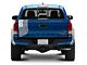 SEC10 Vertical Tailgate Distressed Flag Decal; White (05-24 Tacoma)
