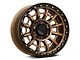 KMC Carnage Matte Bronze with Black Lip 6-Lug Wheel; 17x9; -12mm Offset (05-15 Tacoma)