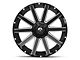 Fuel Wheels Contra Matte Black Milled 6-Lug Wheel; 22x12; -43mm Offset (2024 Tacoma)