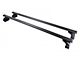 Traveler Cross Bar Roof Rack with Aluminum Basket; Black (16-23 Tacoma)