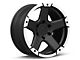 Rovos Wheels Danakil Satin Black 6-Lug Wheel; 17x8.5; 0mm Offset (16-23 Tacoma)