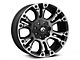 Fuel Wheels Vapor Matte Black with Gray Tint 6-Lug Wheel; 17x9; 1mm Offset (16-23 Tacoma)