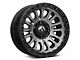 Fuel Wheels Rincon Matte Gunmetal with Matte Black Lip 6-Lug Wheel; 17x9; 1mm Offset (05-15 Tacoma)