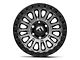 Fuel Wheels Rincon Matte Gunmetal with Matte Black Lip 6-Lug Wheel; 17x9; 1mm Offset (16-23 Tacoma)