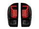 LED Tail Lights; Black Housing; Smoked Lens (16-23 Tacoma)