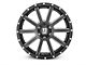 XD Heist Satin Black Milled 6-Lug Wheel; 22x9.5; 15mm Offset (2024 Tacoma)