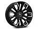 Fuel Wheels Rebar Gloss Black Milled 6-Lug Wheel; 20x9; 1mm Offset (2024 Tacoma)