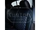 Kustom Interior Premium Artificial Leather Front and Rear Seat Covers; All Black (16-23 Tacoma Double Cab)