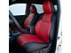 Kustom Interior Premium Artificial Leather Front and Rear Seat Covers; All Black (16-23 Tacoma Double Cab)