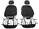 RedRock Neoprene Front and Rear Seat Covers; Black (16-23 Tacoma Double Cab)