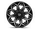 4Play 4P80R Brushed Black 6-Lug Wheel; 20x9; 0mm Offset (05-15 Tacoma)