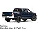 Fuel Wheels Rebar Gloss Black Milled 6-Lug Wheel; 17x9; -12mm Offset (05-15 Tacoma)