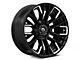 Fuel Wheels Rebar Gloss Black Milled 6-Lug Wheel; 17x9; 1mm Offset (16-23 Tacoma)