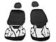 RedRock Premium Neoprene Front Seat Covers; Black (16-23 Tacoma Double Cab)