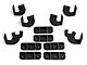 Go Rhino Dominator Xtreme D6 Side Step Bars; Textured Black (2024 Tacoma Double Cab)