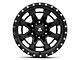 Mammoth Split 16 Satin Black 6-Lug Wheel; 17x9; -12mm Offset (05-15 Tacoma)