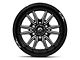 Fuel Wheels Clash Gloss Black Milled 6-Lug Wheel; 20x9; 1mm Offset (16-23 Tacoma)