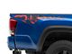 SEC10 Topographic Bed Side Graphics; Red (16-23 Tacoma)