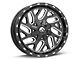 Fuel Wheels Triton Gloss Black Milled 6-Lug Wheel; 22x9.5; 19mm Offset (2024 Tacoma)