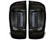 Oracle Flush Style LED Tail Lights; Black Housing; Smoked Lens (16-23 Tacoma)