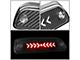 Sequential Arrow LED Third Brake Light; Black (05-15 Tacoma; 16-23 Tacoma Access Cab)