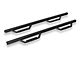 Rough Country Cab Length Nerf Side Step Bars; Black (2024 Tacoma Double Cab)