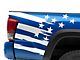SEC10 Rear Bed Flag Decal; White (16-23 Tacoma)