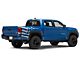 SEC10 Rear Bed Flag Decal; Silver (16-23 Tacoma)