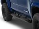 RedRock 5-Inch Oval Bent End Side Step Bars; Black (2024 Tacoma Double Cab)