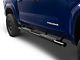 RedRock 4-Inch Oval Straight Side Step Bars; Black (2024 Tacoma Double Cab)