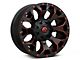 Fuel Wheels Assault Matte Black Red Milled 6-Lug Wheel; 20x9; 1mm Offset (2024 Tacoma)