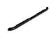 RedRock 4-Inch Oval Bent End Side Step Bars; Black (2024 Tacoma Double Cab)