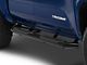 RedRock 4-Inch Oval Bent End Side Step Bars; Black (2024 Tacoma Double Cab)