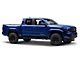 RedRock 4-Inch Oval Bent End Side Step Bars; Black (2024 Tacoma Double Cab)