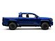 RedRock 4-Inch Oval Bent End Side Step Bars; Black (2024 Tacoma Double Cab)