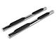 RedRock 5-Inch Oval Straight End Side Step Bars; 304 Stainless (2024 Tacoma Double Cab)