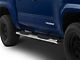 RedRock 5-Inch Oval Straight End Side Step Bars; 304 Stainless (2024 Tacoma Double Cab)