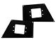 Go Rhino BR6 Flush Mount Light Plates; Textured Black (16-23 Tacoma)