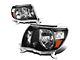 Factory Style Headlights with Amber Corners; Black Housing; Clear Lens (05-11 Tacoma)