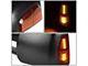 Powered Heated Towing Mirrors with Amber Turn Signals; Black (16-23 Tacoma)