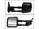 Powered Heated Towing Mirrors with Amber Turn Signals; Black (05-15 Tacoma)